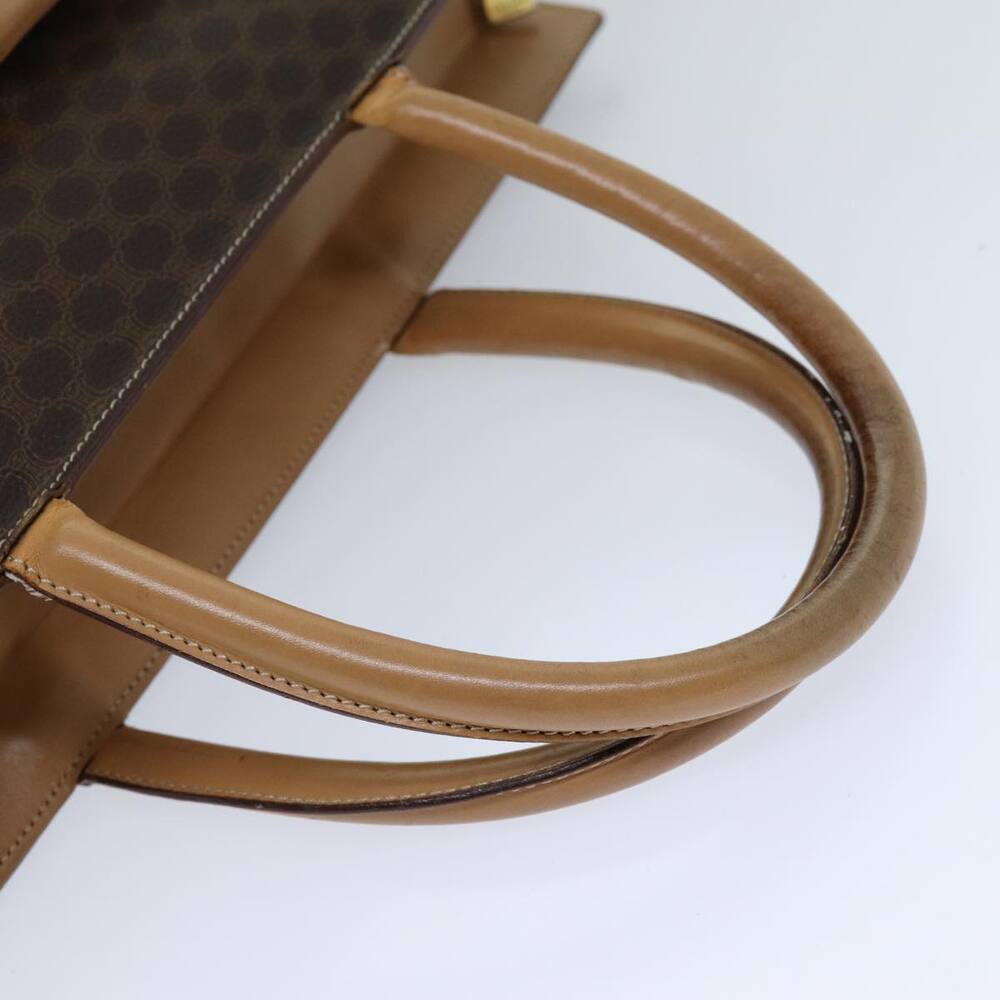 CELINE Macadam Canvas Tote Bag Pvc Brown - Picture 7 of 16